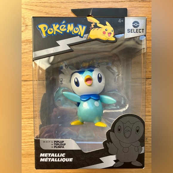 Pokemon Other - *NEW in box* Pokemon Select Piplup Metallic Figure (Series 2)
